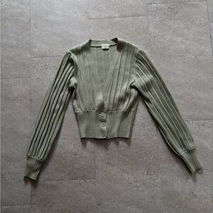 Wilfred Plunge Front Cardigan